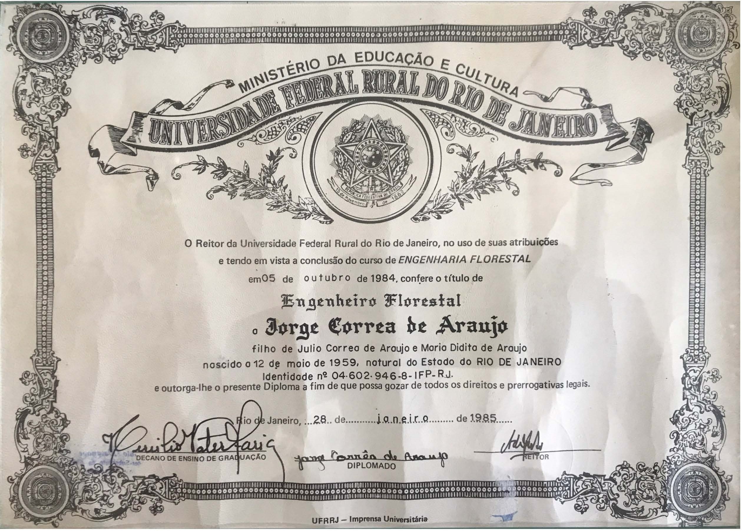 Diploma de Engenheiro